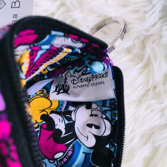 Vera Bradley Bags Vera Bradley Disney Mickey Zipped Id Case Lanyard